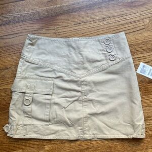 Y2K Khaki Skirt